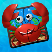 Ocean Jigsaw Puzzle 123 - Word Learning Game for Kids
